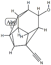 122876-45-3 1,2-Epoxy-1H-dicycloprop[cd,hi]indene-3b(1aH)-carbonitrile,hexahydro-3-hydroxy-,(1-alpha-,1a-bta-,1b-bta-,2-alpha-,3-bta-,3a-bta-,3b-bta-,3c-bta-,3d-bta-)-(9CI)