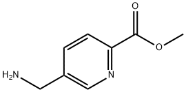5-Aminomethyl-pyridine-2-carboxylic acid methyl ester Struktur