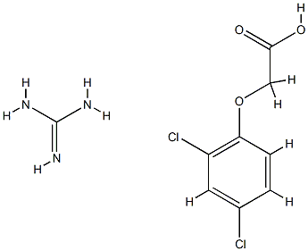 GUANIDINE-2,4-DICHLORPHENOXYACETATE 化学構造式