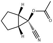 Bicyclo[3.1.0]hexane-6-carbonitrile, 6-(acetyloxy)-, (1-alpha-,5-alpha-,6-ba-)- (9CI),123033-16-9,结构式