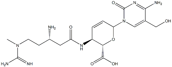 5-hydroxymethylblasticidin S 化学構造式