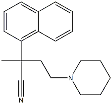 1232-82-2 α-Methyl-α-(2-piperidinoethyl)-1-naphthaleneacetonitrile