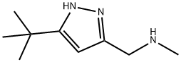 1-(5-tert-butyl-1H-pyrazol-3-yl)-N-methylmethanamine(SALTDATA: 1.45 HCl 0.2H2O 0.12NaCl) Structure