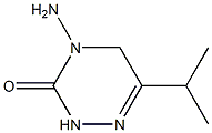 1,2,4-Triazin-3(2H)-one,4-amino-4,5-dihydro-6-(1-methylethyl)-(9CI),123313-11-1,结构式