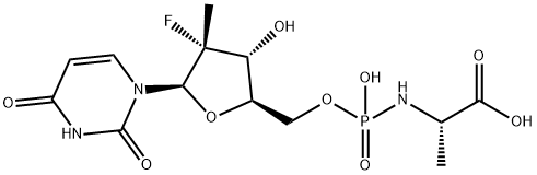 Sofosbuvir metabolites GS566500 化学構造式