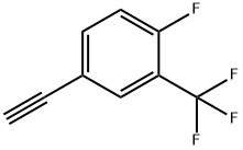 Benzene, 1-ethynyl-4-fluoro-3-(trifluoroMethyl)- 结构式