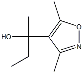 4-Isoxazolemethanol,-alpha--ethyl--alpha-,3,5-trimethyl-(9CI) 化学構造式