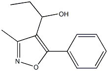 4-Isoxazolemethanol,-alpha--ethyl-3-methyl-5-phenyl-(9CI) 化学構造式