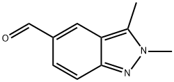 2,3-Dimethyl-2H-Indazole-5-Carbaldehyde(WX624078) Structure