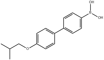 4-(4'-Isobutoxyphenyl)phenylboronic acid Struktur