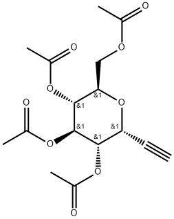 2-C-(2,3,4,6-Tetra-O-acetyl-a-D-glucopyranosyl) ethyne Structure