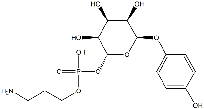 arbutin-6-phosphoethanolamine Structure