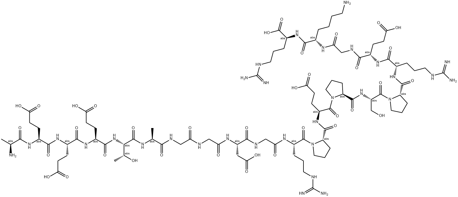 pro-opiomelanocortin joining peptide(77-97) 结构式
