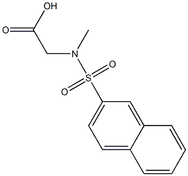 METHYL(2-NAPHTHYLSULFONYL)AMINO]ACETIC ACID|2-(N-甲基萘-2-磺酰氨基)乙酸