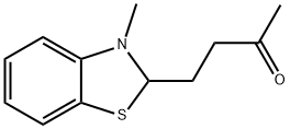 2-Butanone,4-(2,3-dihydro-3-methyl-2-benzothiazolyl)-(9CI) Structure