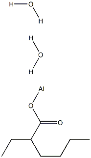 Aluminum, (2-ethylhexanoato-O)dihydroxy- 结构式