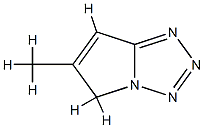 5H-Pyrrolotetrazole,6-methyl-(9CI) Struktur