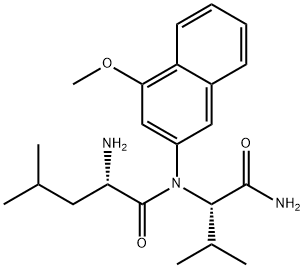 H-Leu-Val-4MβNA · HCl,123825-03-6,结构式