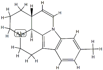 11-methyl-20,21-dinoreburnamenine Structure