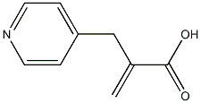 4-Pyridinepropanoicacid,-alpha--methylene-(9CI) 结构式