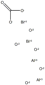 [carbonato(2-)]pentaoxobis(bismuth)dialuminium 结构式