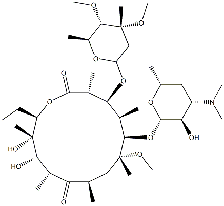克拉霉素杂质P, 123967-58-8, 结构式