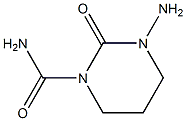 1(2H)-Pyrimidinecarboxamide,3-aminotetrahydro-2-oxo-(9CI) Struktur