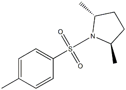 Pyrrolidine,2,5-dimethyl-1-[(4-methylphenyl)sulfonyl]-, (2R,5R)-rel- Structure