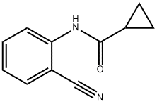 N-(2-cyanophenyl)cyclopropanecarboxamide Structure