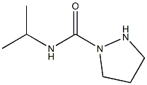 1-Pyrazolidinecarboxamide,N-(1-methylethyl)-(9CI),124072-92-0,结构式