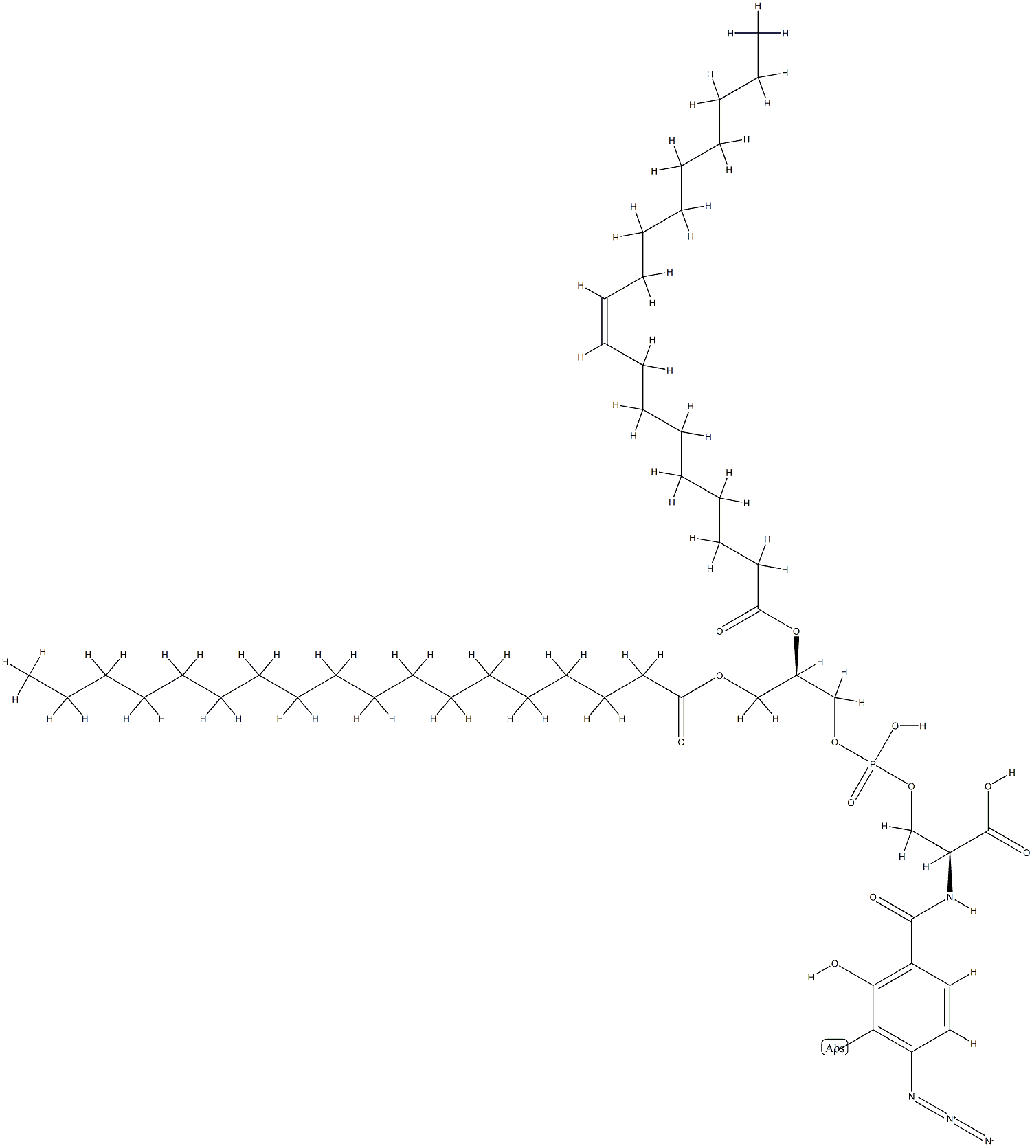 4-azidosalicylic acid-phosphatidylserine Structure