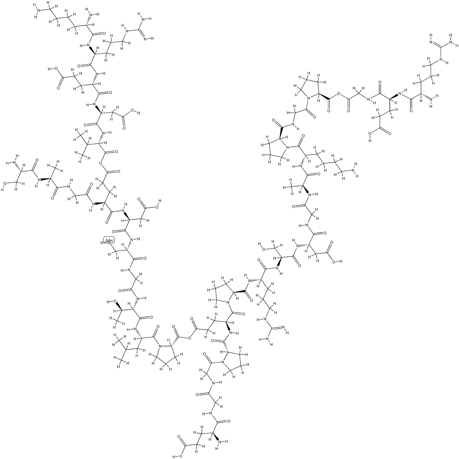 pro-opiomelanocortin human joining peptide(77-109) Structure