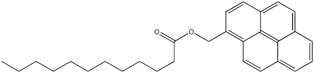 pyrenemethyl laurate 结构式