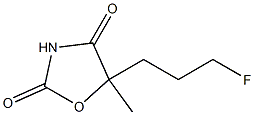 2,4-Oxazolidinedione,5-(3-fluoropropyl)-5-methyl-(9CI) Structure