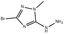 3-bromo-5-hydrazino-1-methyl-1H-1,2,4-triazole(SALTDATA: FREE) Structure