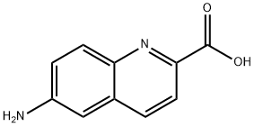2-Quinolinecarboxylicacid,6-amino-(9CI) Structure