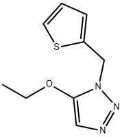 1H-1,2,3-Triazole,5-ethoxy-1-(2-thienylmethyl)-(9CI) 结构式