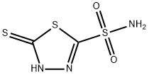 1,3,4-Thiadiazole-2-sulfonamide,4,5-dihydro-5-thioxo-(9CI),124558-05-0,结构式