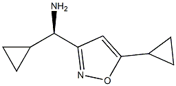 (R)-cyclopropyl(5-cyclopropylisoxazol-3-yl)methanamine Structure