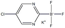potassium (5-chloropyrimidin-2-yl)trifluoroborate Struktur