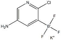 (5-氨基-2-氯吡啶-3-基)三氟硼酸钾, 1245906-63-1, 结构式