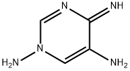 1,5(4H)-Pyrimidinediamine,4-imino-(9CI) Struktur
