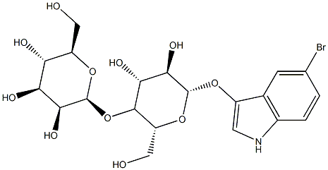 5-bromoindoxyl-beta-cellobioside,124613-91-8,结构式