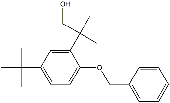 Benzeneethanol, 5-(1,1-diMethylethyl)-β,β-diMethyl-2-(phenylMethoxy)- Structure