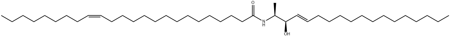 N-NERVONOYL-1-DEOXYSPHINGOSINE (M18:1/24:1);N-C24:1-DEOXYSPHINGOSINE,1246298-58-7,结构式