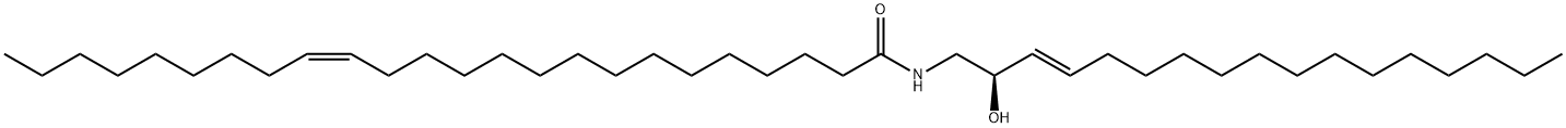 N-NERVONOYL-1-DESOXYMETHYLSPHINGOSINE (M17:1/24:1);N-C24:1-DESOXYMETHYLSPHINGOSINE 结构式