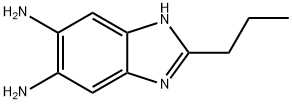 1H-Benzimidazole-5,6-diamine,2-propyl-(9CI) 结构式