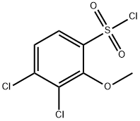 3,4-二氯-2-甲氧基苯-1-磺酰氯 结构式