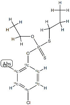(2,4-dichlorophenoxy)-ethoxy-propylsulfanyl-sulfanylidene-$l^{5}-phosphane 化学構造式