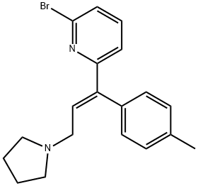 (E) - 2 - bromine - 6 - (3 - (pyrrole alkyl - 1 - base) - 1 - methyl phenyl allyl) pyridine|(E)-2-溴-6-(3-(吡咯烷基-1-基)-1-对甲苯基丙烯基)吡啶